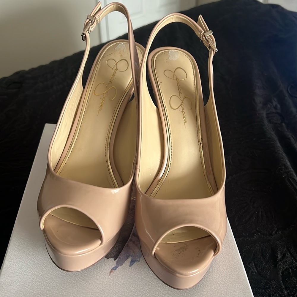 Jessica Simpson Barrina Peep Toe Pump